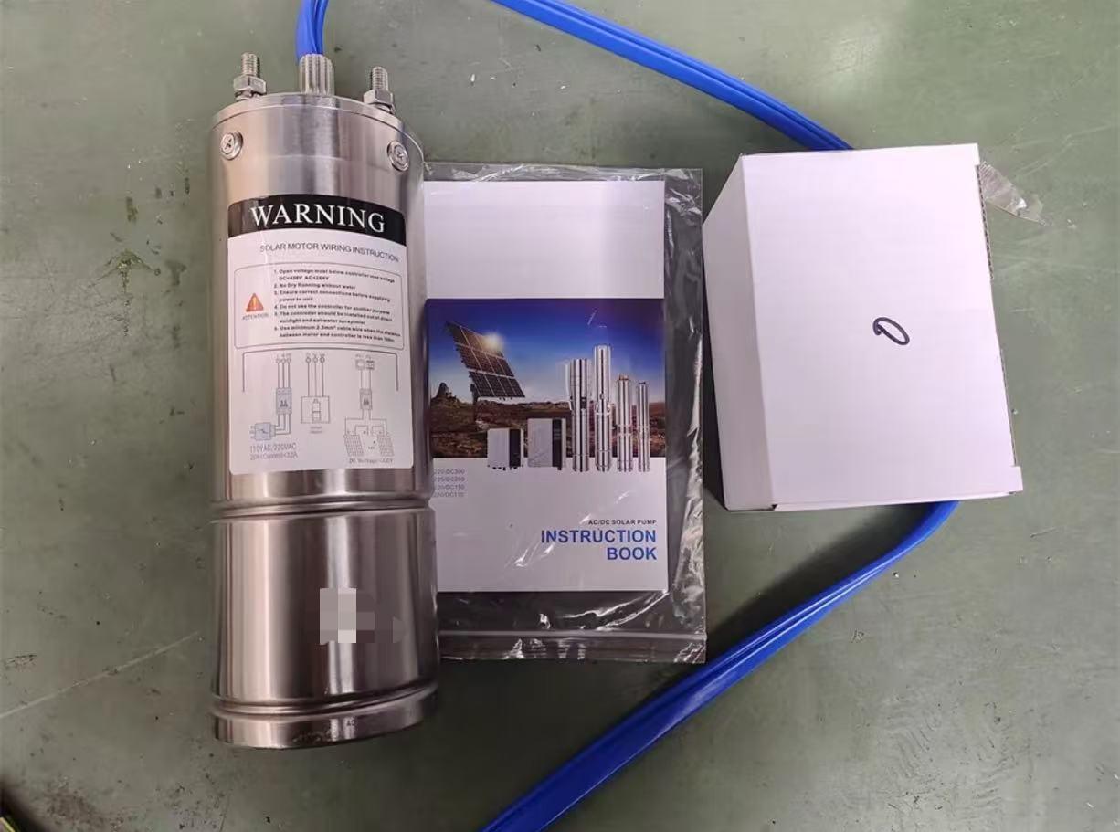 AC DC solární motor s videem z nerezové oceli