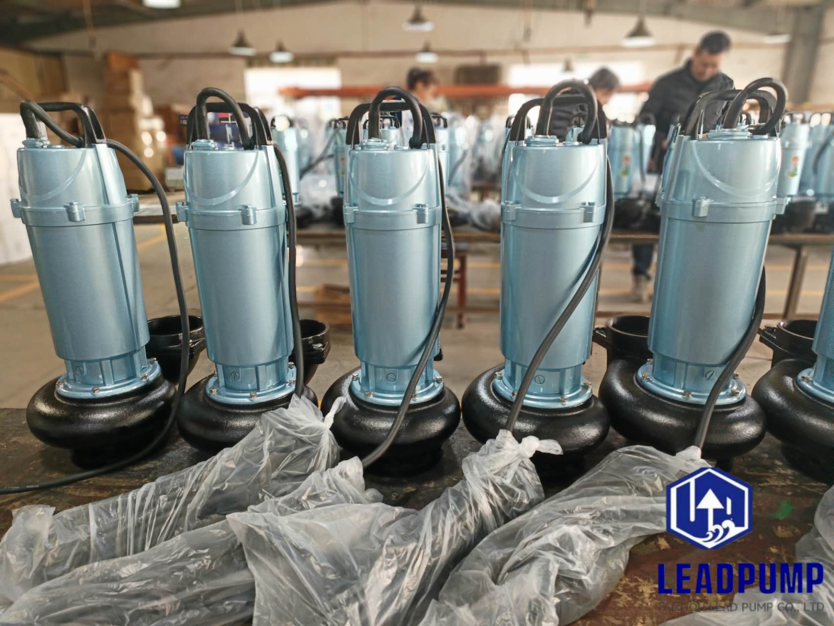 Taizhou Lead Pump Co., Ltd dokončuje výrobu nových ponorných čerpadel pro zákazníka na Středním východě